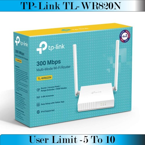 Tp-Link TL-WR820N 300Mbps Wireless N Speed Router