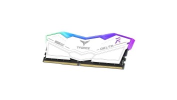 TEAM Delta RGB 16GB DDR5 6000MHz CL28 Desktop RAM White