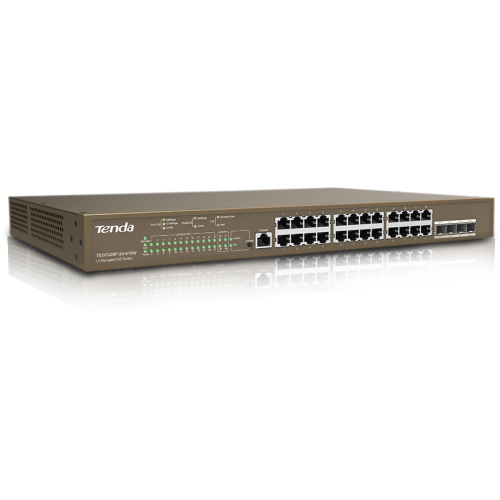 Tenda TEG5328P-24-410W (410W) L3 Managed PoE Switch