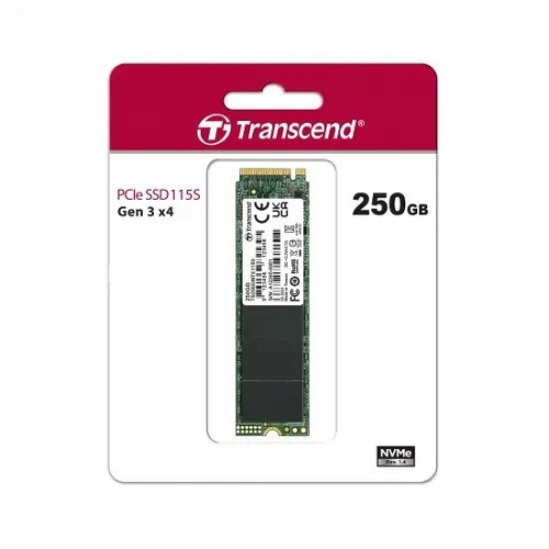Transcend 115S 250GB M.2 PCIe Gen3 x4 NVMe SSD ( Official )