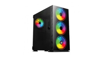 VALUE-TOP MANIA X6 E-ATX MID TOWER BLACK GAMING CASING