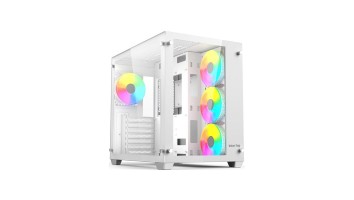 VALUE-TOP VT-V3W FULL WHITE DUAL-CHAMBER ATX GAMING CASING