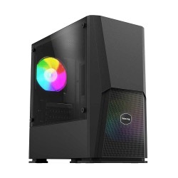 Value Top VT-B703 Mid Tower Micro-ATX Gaming Case (Black)