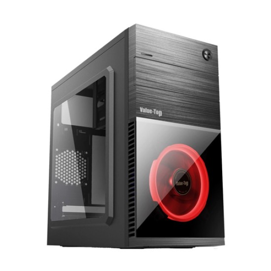 Value Top VT-R855-R Red LED ATX Desktop Casing