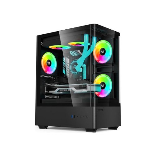Value-Top NUBIA20F5 Micro ATX Full White Gaming Casing