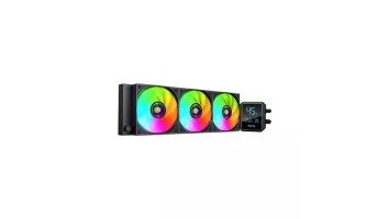Value-Top TYDAL 360D 360mm ARGB AIO Liquid Cooler with Temperature Display (Black)