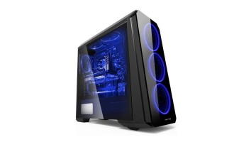 Value-Top VT-760L Crystal Tempered Glass Full Tower Blue LED ATX Casing