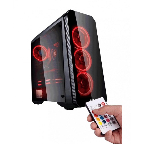 Value-Top VT-760RGB Crystal Tempered Glass Full Tower ATX Casing