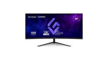 ViewSonic VX3418C-2K 34" 2K UWQHD 180Hz Curved Gaming Monitor