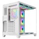 PC Power ICEBERG V3 White With 650W PSU AND 10 FANS Gaming Casing