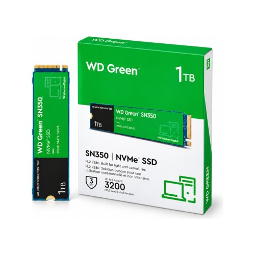 Western Digital Green SN350 1TB M.2 NVMe Gen3 SSD
