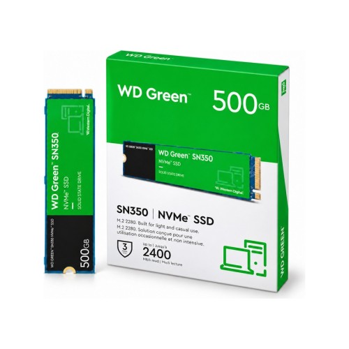 Western Digital Green SN350 500GB M.2 NVMe Gen3 SSD