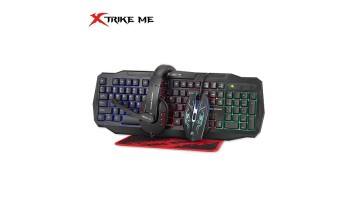 Xtrike Me CM-406 Gaming Keyboard, Mouse, Mousepad & Headset Combo
