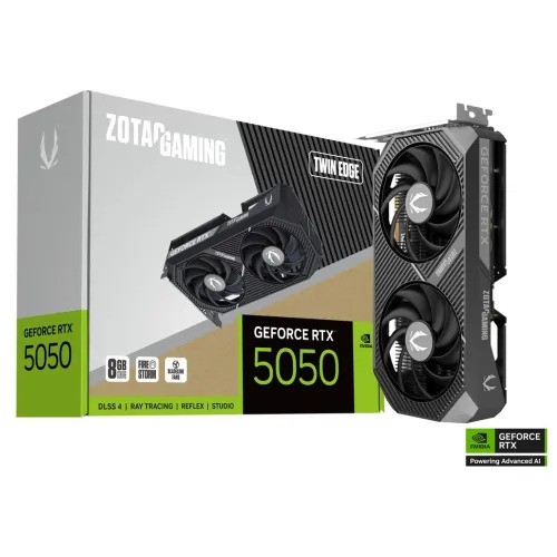 ZOTAC GAMING GeForce RTX 5050 Twin Edge 8GB GDDR6 Graphics Card
