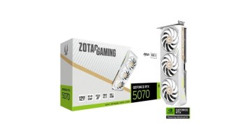 ZOTAC GAMING GeForce RTX 5070 AMP White Edition 12GB GDDR7 Graphics Card