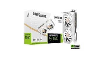 ZOTAC GAMING GeForce RTX 5060 Twin Edge OC White Edition 8GB GDDR7 Graphics Card