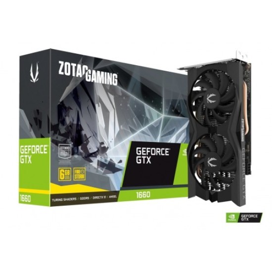 Zotac Gaming GeForce GTX 1660 Twin Fan 6GB GDDR5 Graphics Card