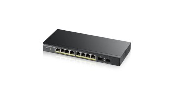 Zyxel GS1900-10HP 8-port GbE Smart Managed PoE Switch with GbE Uplink