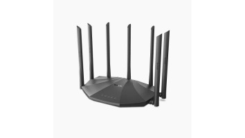 Tenda AC23 2033mbps AC2100 7 Antenna Dual Band Gigabit Wireless Router (Black)