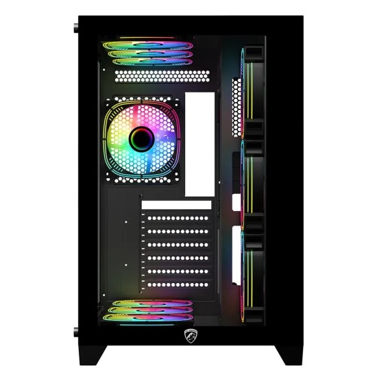 PC Power ICEBERG V2 Black Gaming Case With 10 FANS