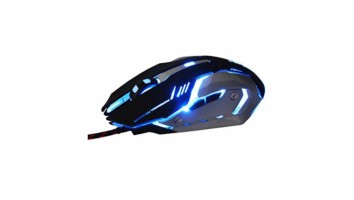 T9 USB Optical Gaming Mouse - Black