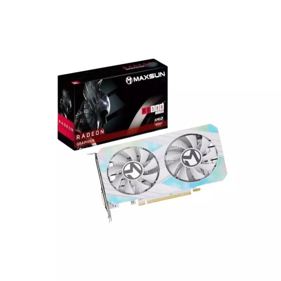 Maxsun AMD Radeon RX 580 8GB GDDR5 Graphics Card (White)