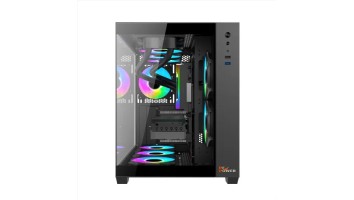 PC Power PG-H600 BK Iceland ATX Mid Tower Gaming Casing