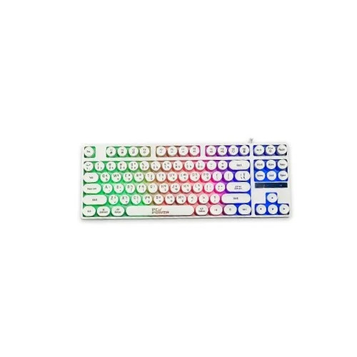 PC POWER K87 Retro Punk Suspension Keyboard