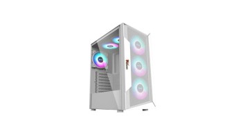  PC POWER VOX MESH PG200 ARGB ATX GAMING CASE WHITE