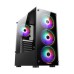 PC Power PP-GS2404 BK Crystal Glass Desktop Gaming Casing