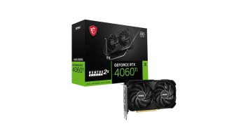 MSI GeForce RTX 4060 Ti VENTUS 2X BLACK 16GB OC GDDR6 Graphics Card