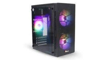 PC Power X2601 BK Spider Web Mesh mATX Casing With Power Supply