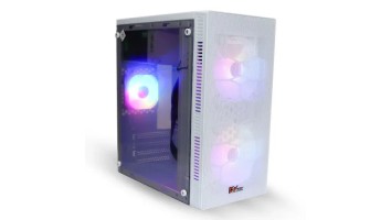PC Power PP-X2603 WH Web Mesh mAtx Case with Power Supply
