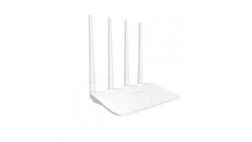 Tenda F6 300Mbps N300 4 Antenna Wifi Router (Flat Shape)