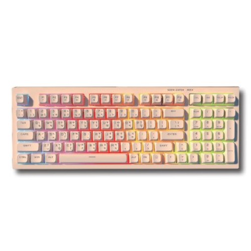 PC Power Silent-98 Sunset Gaming Wired Keyboard