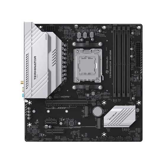 Maxsun Terminator B850M (Wi-Fi 6) DDR5 AMD AM5 Socket Motherboard