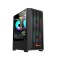 PC POWER DARK BREEZE MESH GAMING CASING BK WITH 3 ARGB FAN and 230W PSU