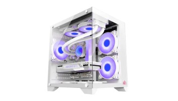 Monarch Mystery Box X5 Desktop Gaming Case White