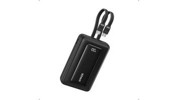 Anker Zolo 20000mAh 45W Power Bank with Dual Built-in Type-C Cable