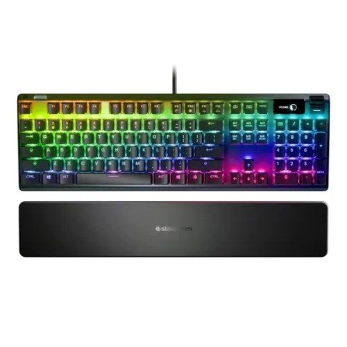 Steelseries Apex 7 RGB Blue Switch Mechanical Gaming Keyboard With Magnetic Wrist Rest
