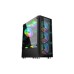 Aptech AP-8308B ARGB Gaming Casing- Black