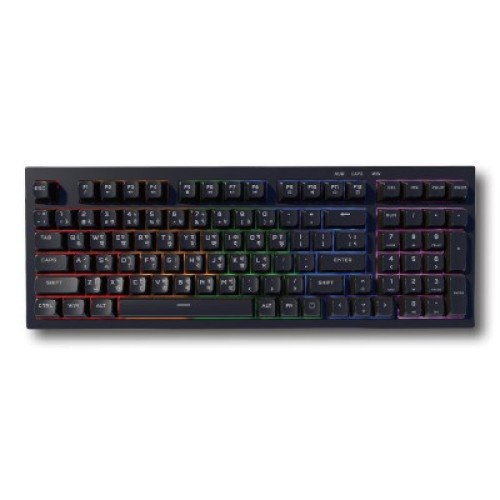 PC Power Silent-98 Black Knight Gaming Wired Keyboard